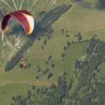 L'école de parapente à Jaun